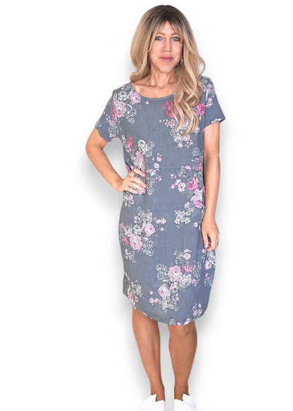 Dark Grey High Tea Jungle Dress