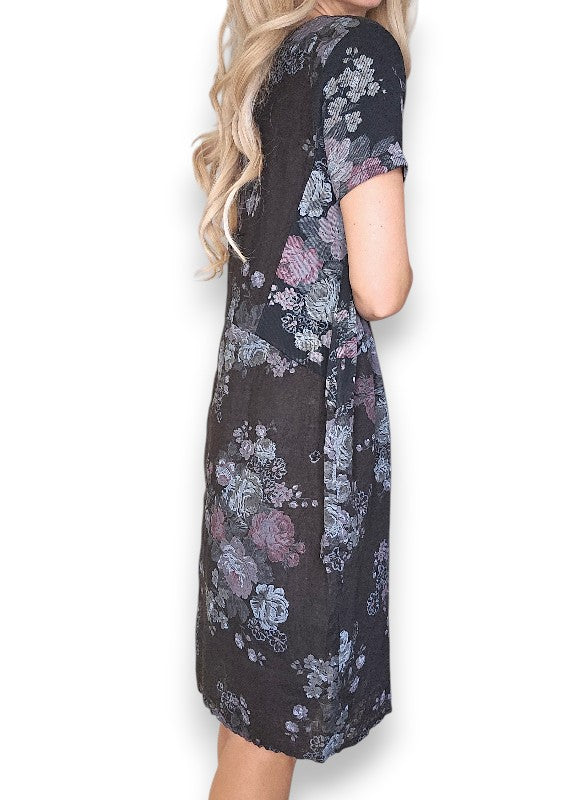 Black High Tea Jungle Dress
