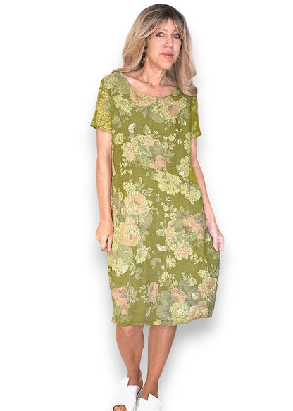 Olive Scarlett Rose Jungle Dress