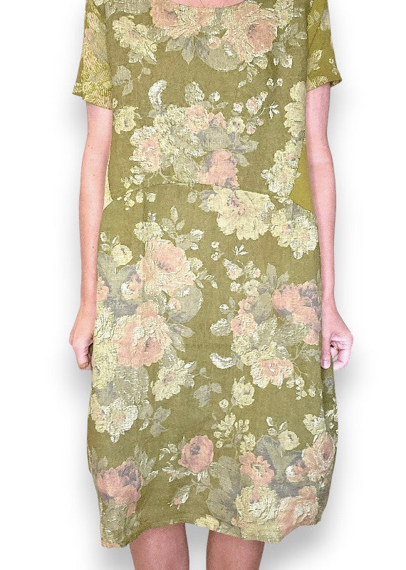 Olive Scarlett Rose Jungle Dress