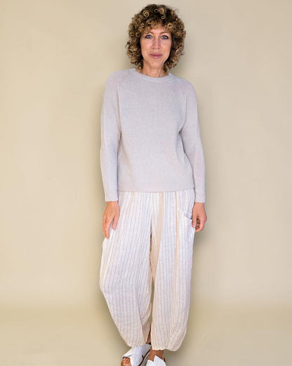 Beige Best Basics Baby Alpaca Blend Sweater