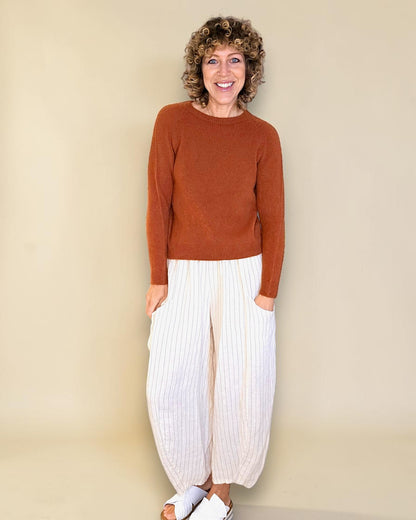 Nutmeg Best Basics Baby Alpaca Blend Sweater