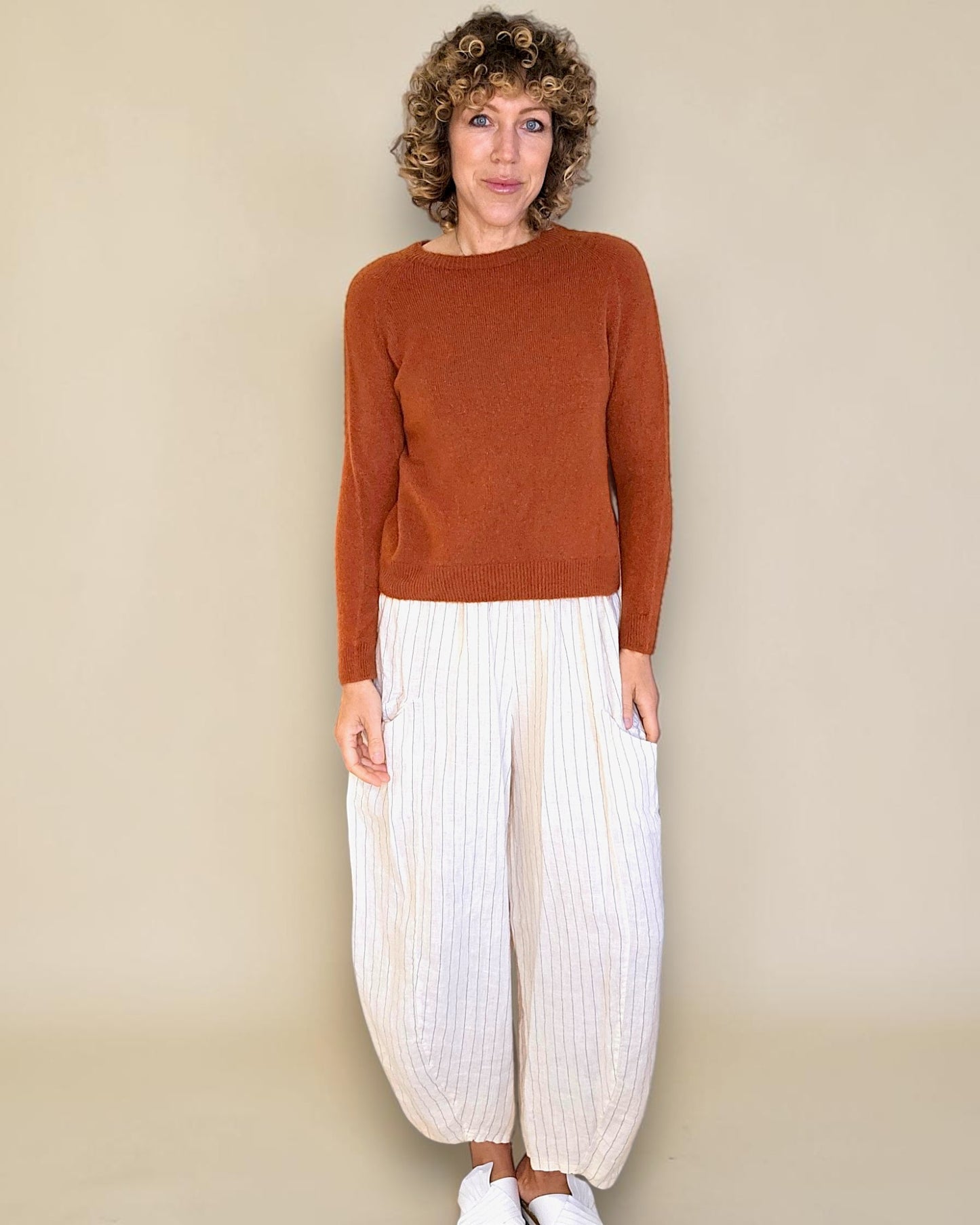 Nutmeg Best Basics Baby Alpaca Blend Sweater
