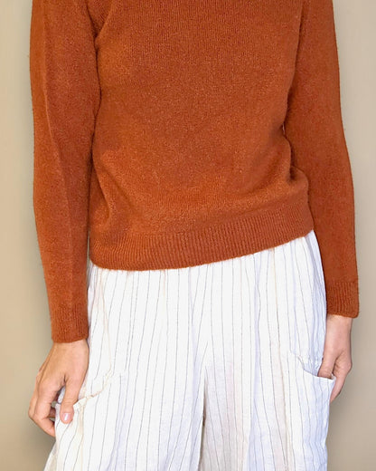 Nutmeg Best Basics Baby Alpaca Blend Sweater