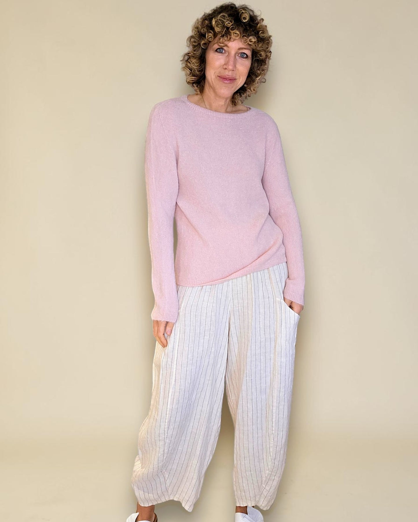 Marle B.Pink Best Basics Baby Alpaca Blend Sweater