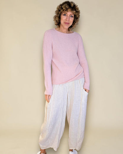 Marle B.Pink Best Basics Baby Alpaca Blend Sweater