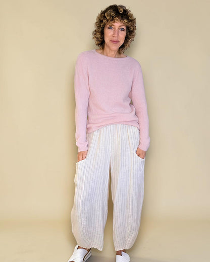 Marle B.Pink Best Basics Baby Alpaca Blend Sweater