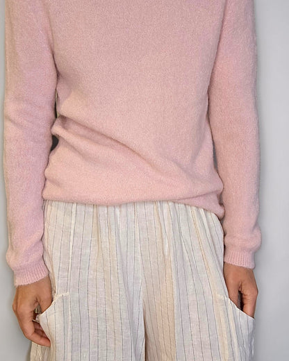 Marle B.Pink Best Basics Baby Alpaca Blend Sweater