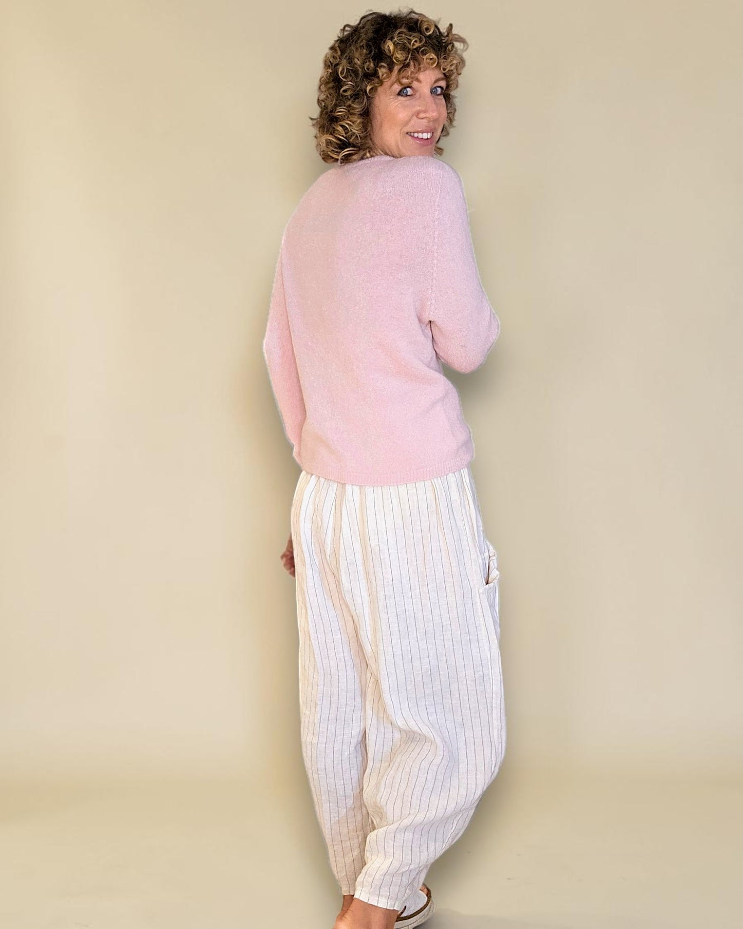 Marle B.Pink Best Basics Baby Alpaca Blend Sweater