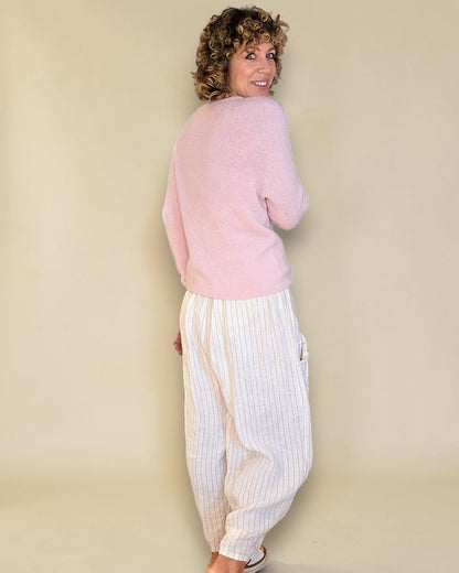 Marle B.Pink Best Basics Baby Alpaca Blend Sweater