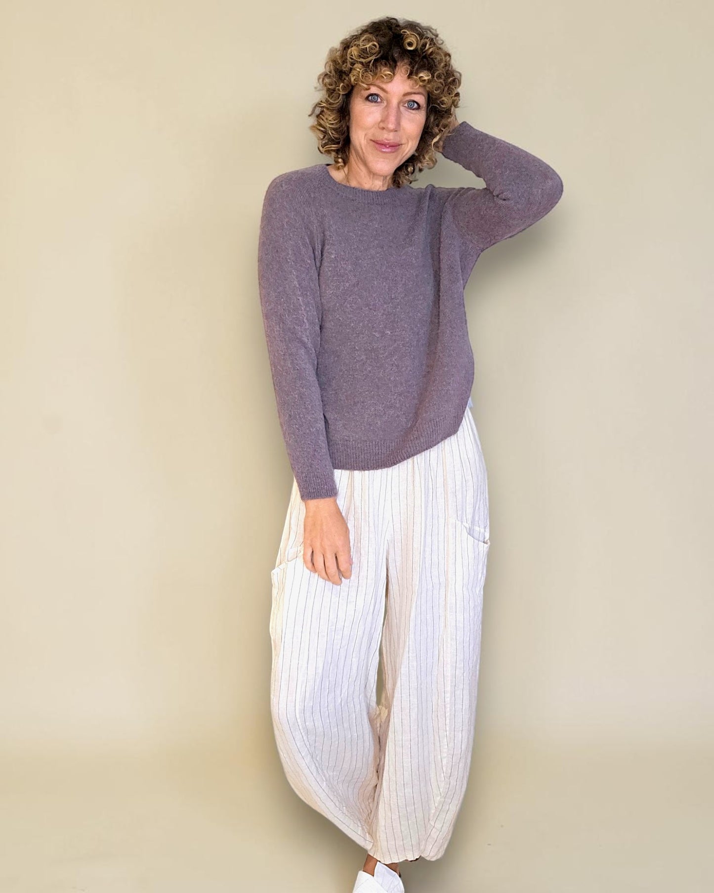 Drk Mocha Best Basics Baby Alpaca Blend Sweater