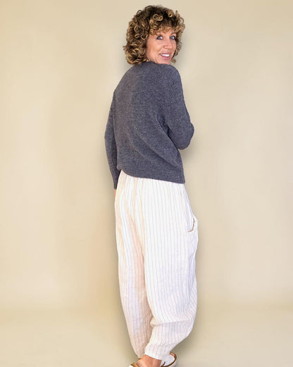 Drk Grey Best Basics Baby Alpaca Blend Sweater
