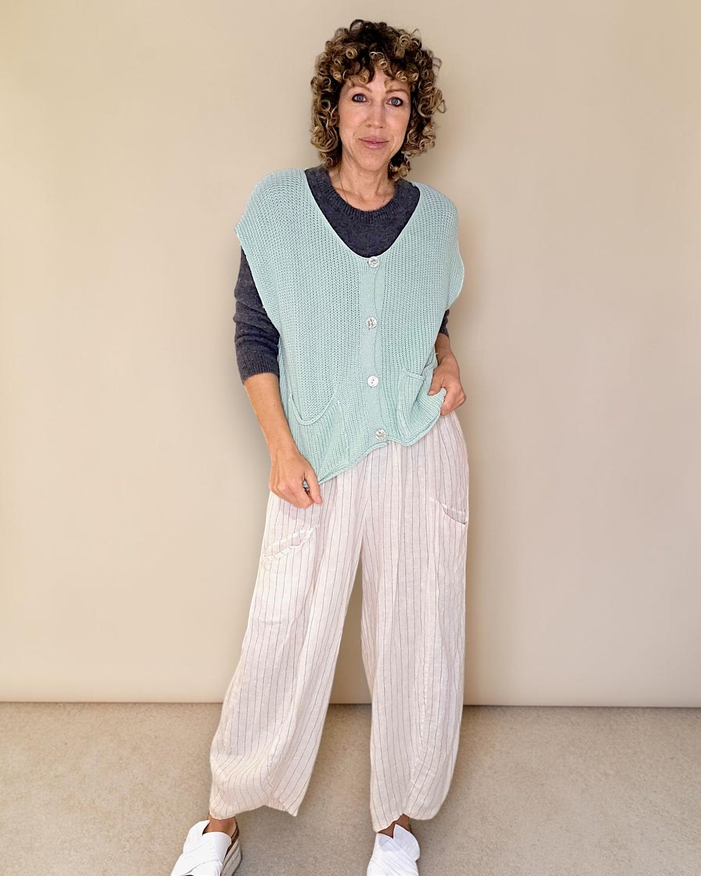 Mint Pure Cotton Knit Vest