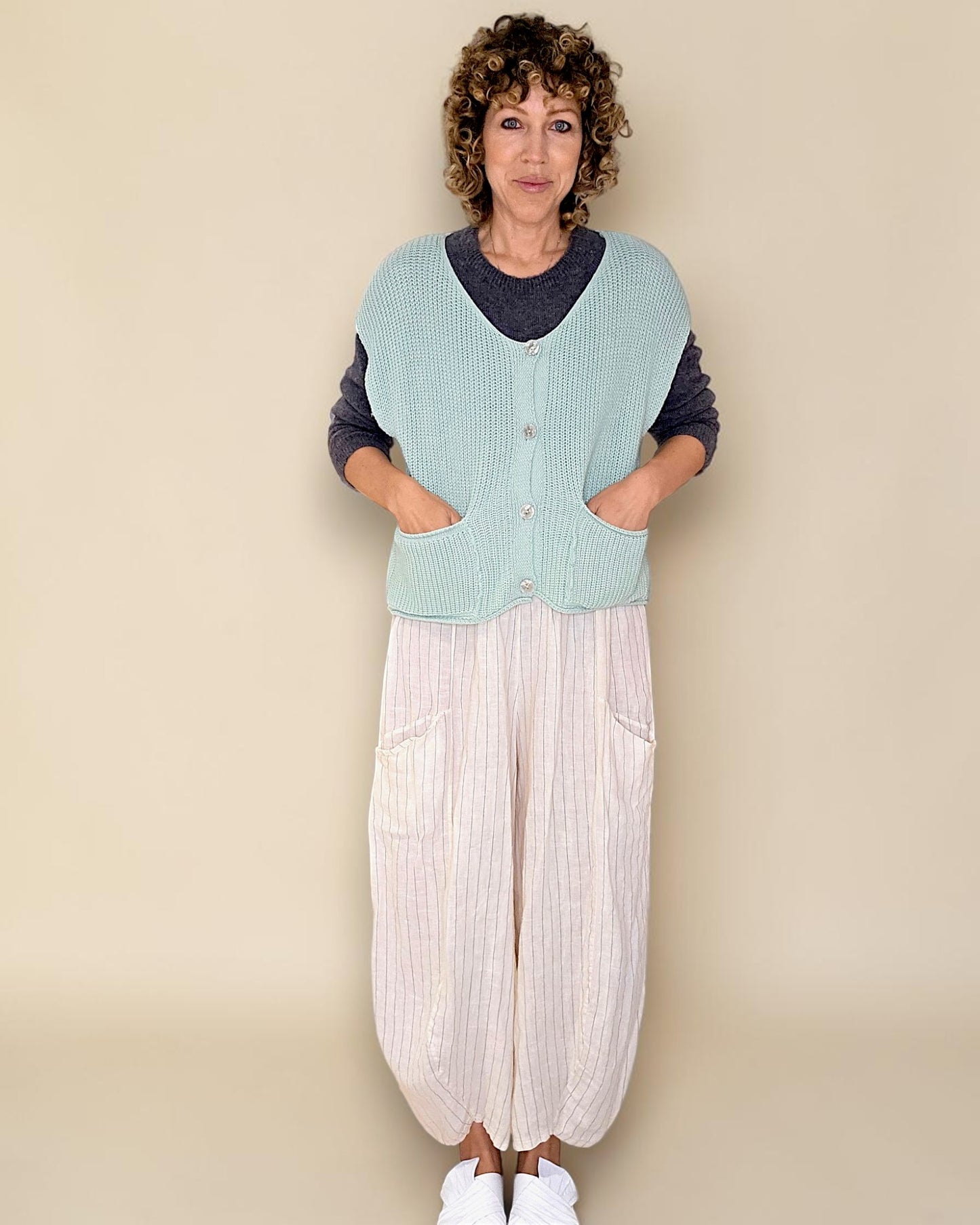Mint Pure Cotton Knit Vest