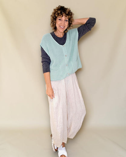 Mint Pure Cotton Knit Vest