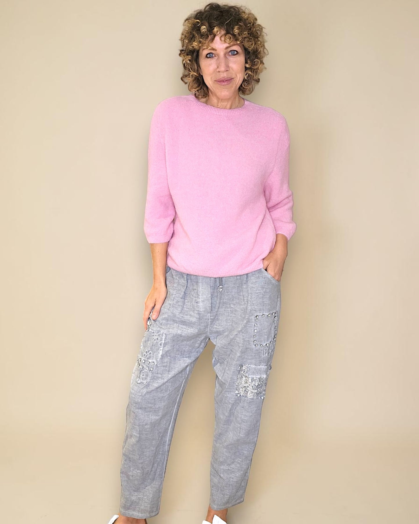 Bubbelgum Babydoll Sweater Acrylic/Wool Blend