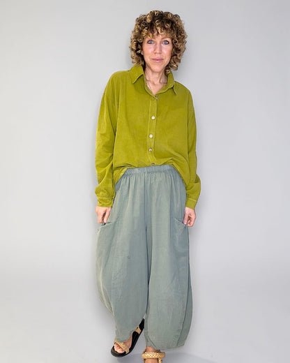 Olive Corduroy Shirt