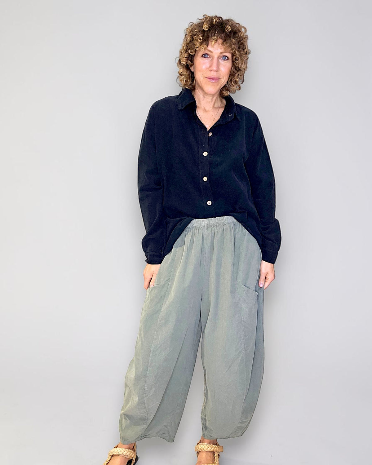 Black Corduroy Shirt