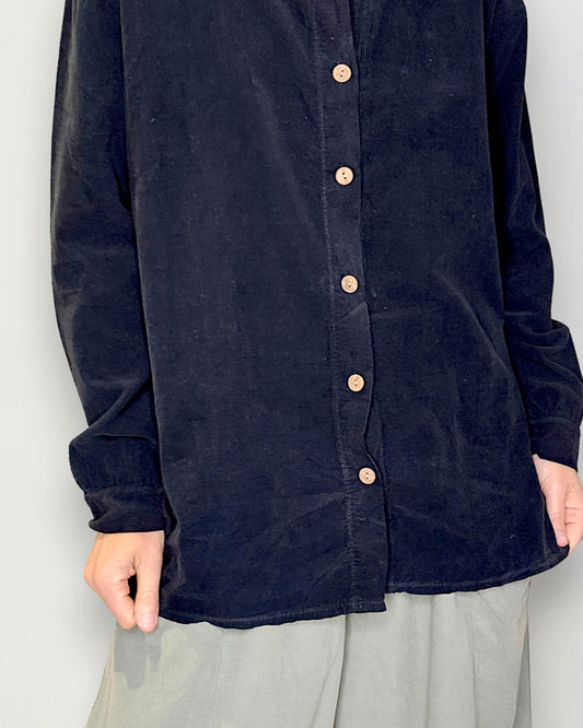 Black Corduroy Shirt