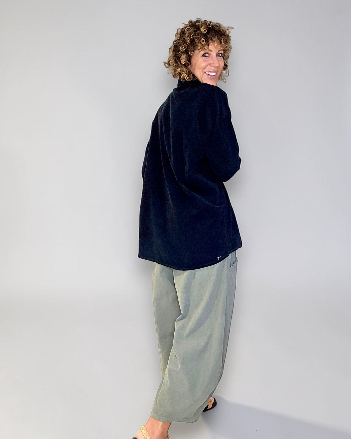 Black Corduroy Shirt
