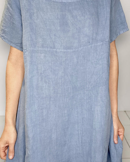 Petrol Mid Sleeve Maxi