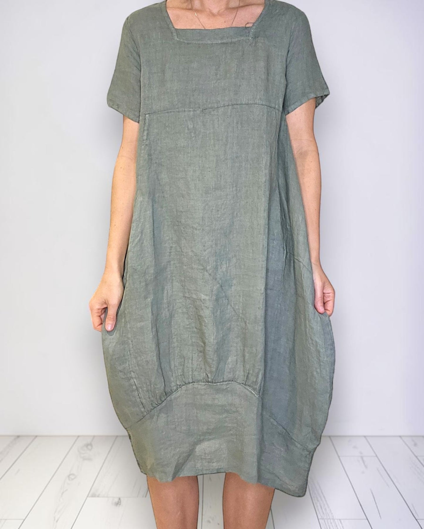 Forest Mid Sleeve Maxi