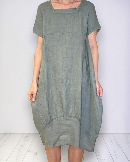 Forest Mid Sleeve Maxi