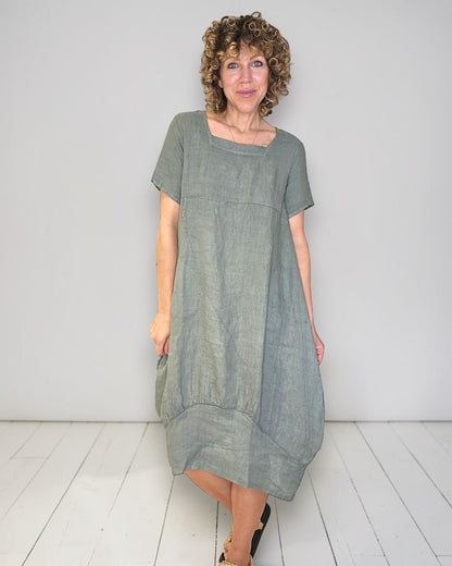 Forest Mid Sleeve Maxi