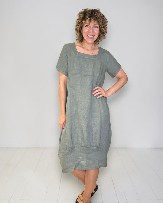 Forest Mid Sleeve Maxi