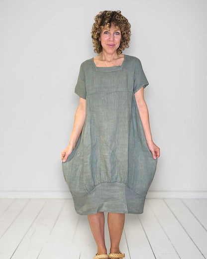 Forest Mid Sleeve Maxi