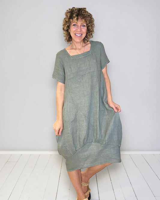 Forest Mid Sleeve Maxi