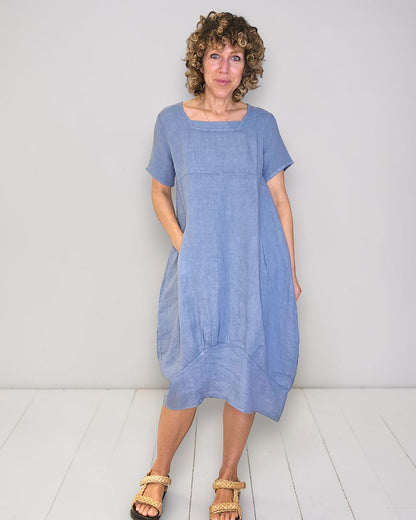 Petrol Mid Sleeve Maxi