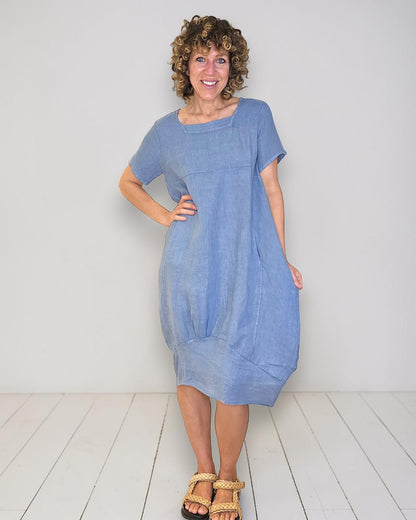 Petrol Mid Sleeve Maxi