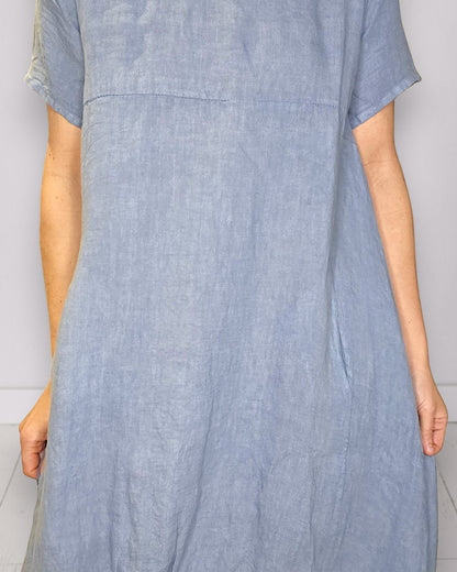 Petrol Mid Sleeve Maxi