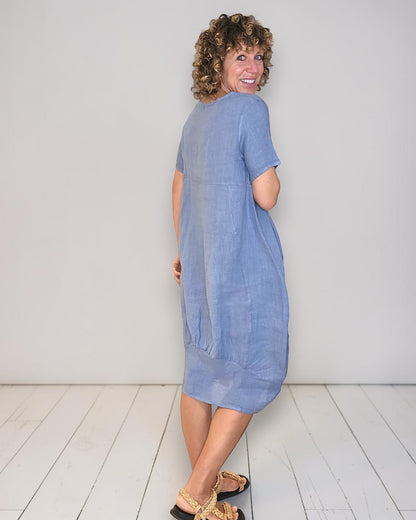 Petrol Mid Sleeve Maxi