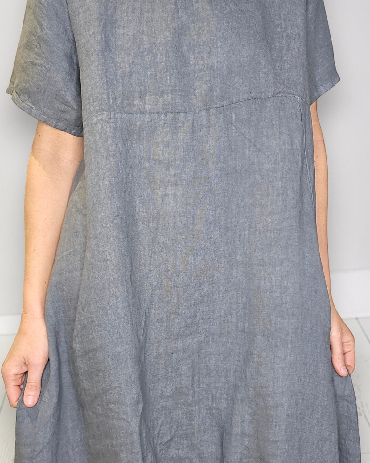 Grey Mid Sleeve Maxi