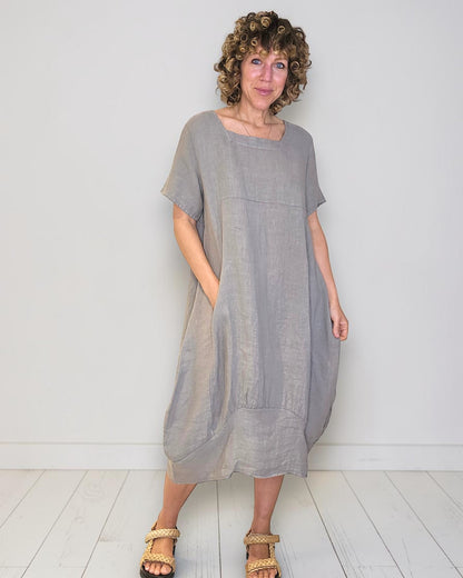 Mocha Mid Sleeve Maxi