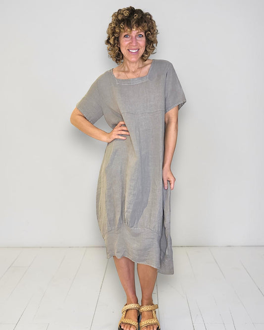 Mocha Mid Sleeve Maxi
