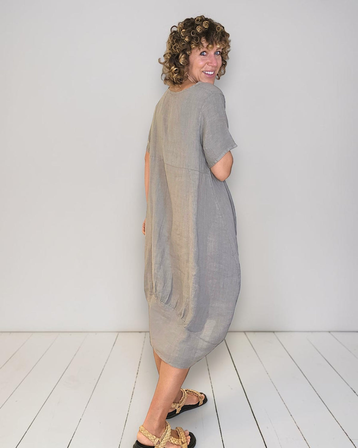 Mocha Mid Sleeve Maxi