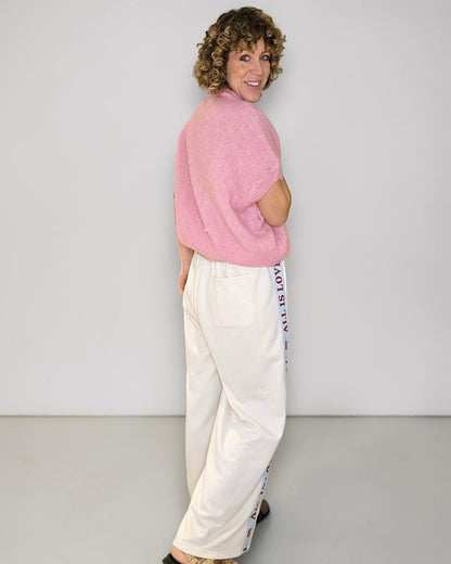 Bubbelgum Collar Mohair Blend Vest
