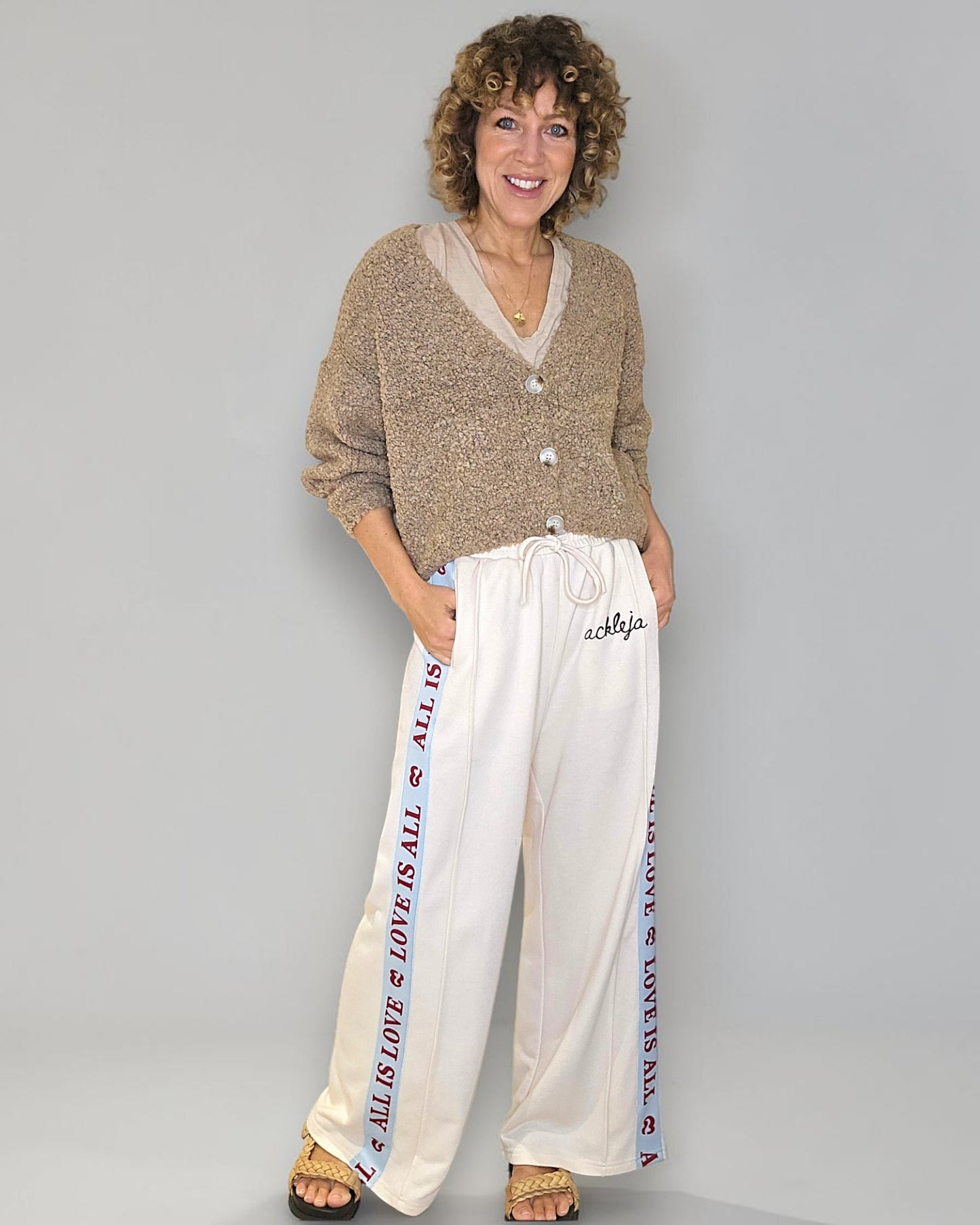 Caramel Chenille Cropped Cardigan