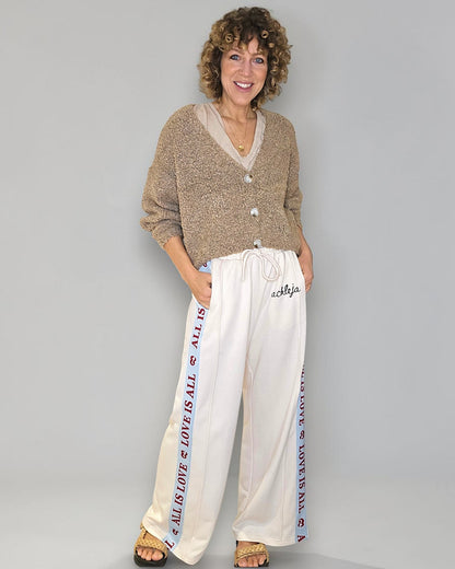 Caramel Chenille Cropped Cardigan