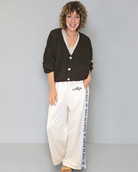 Drk Coffee Chenille Cropped Cardigan