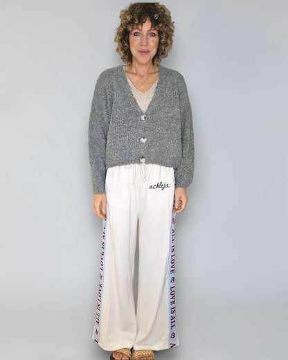Forest Merle Chenille Cropped Cardigan