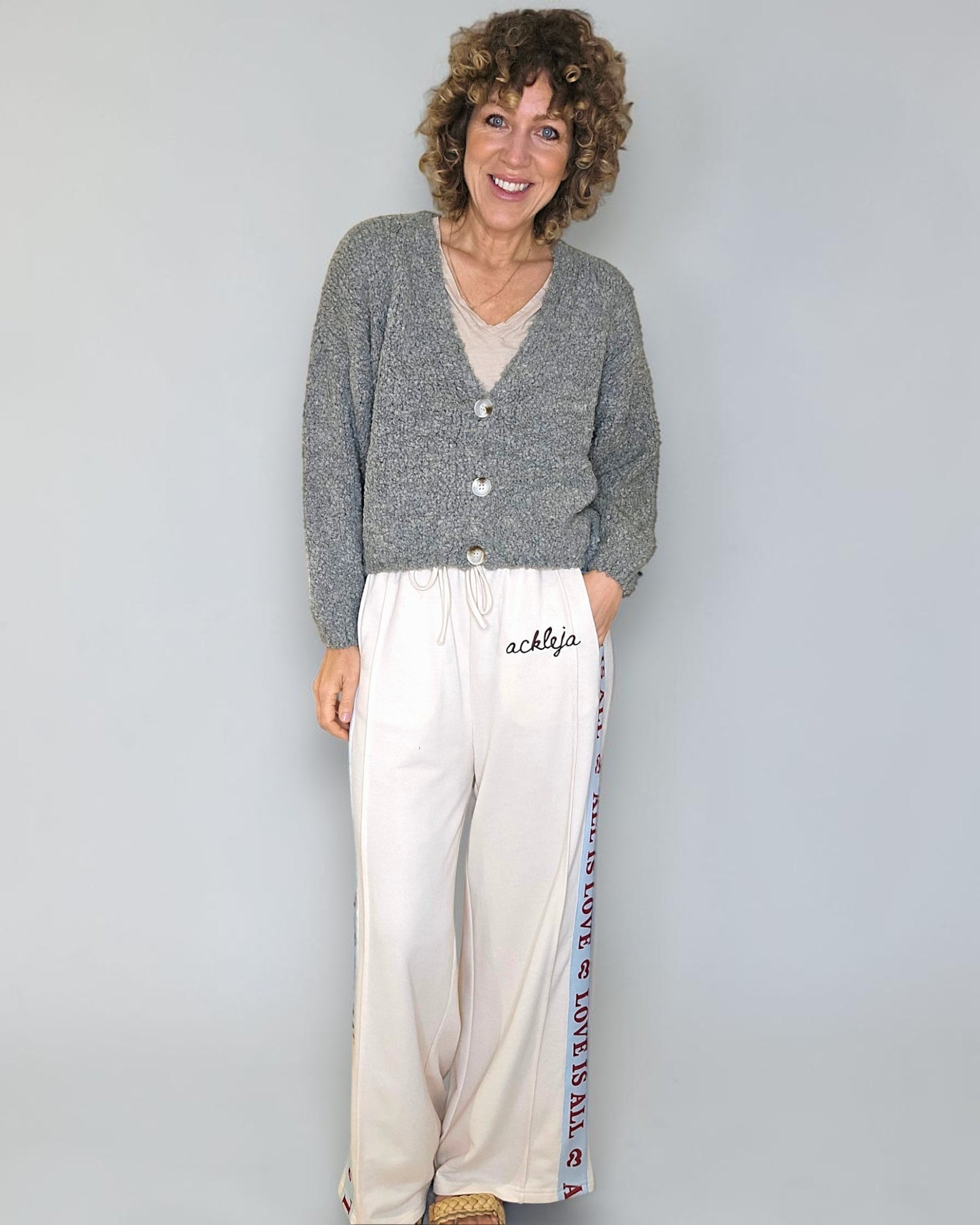 Forest Merle Chenille Cropped Cardigan
