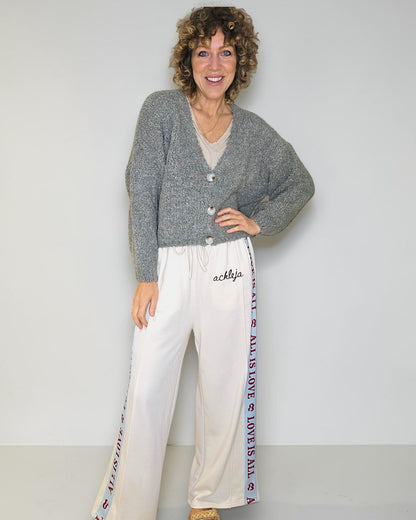 Forest Merle Chenille Cropped Cardigan