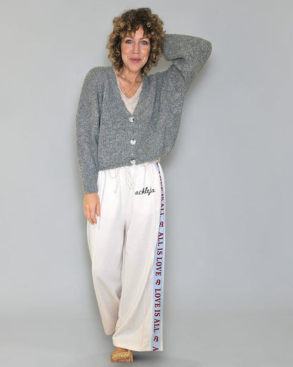 Forest Merle Chenille Cropped Cardigan