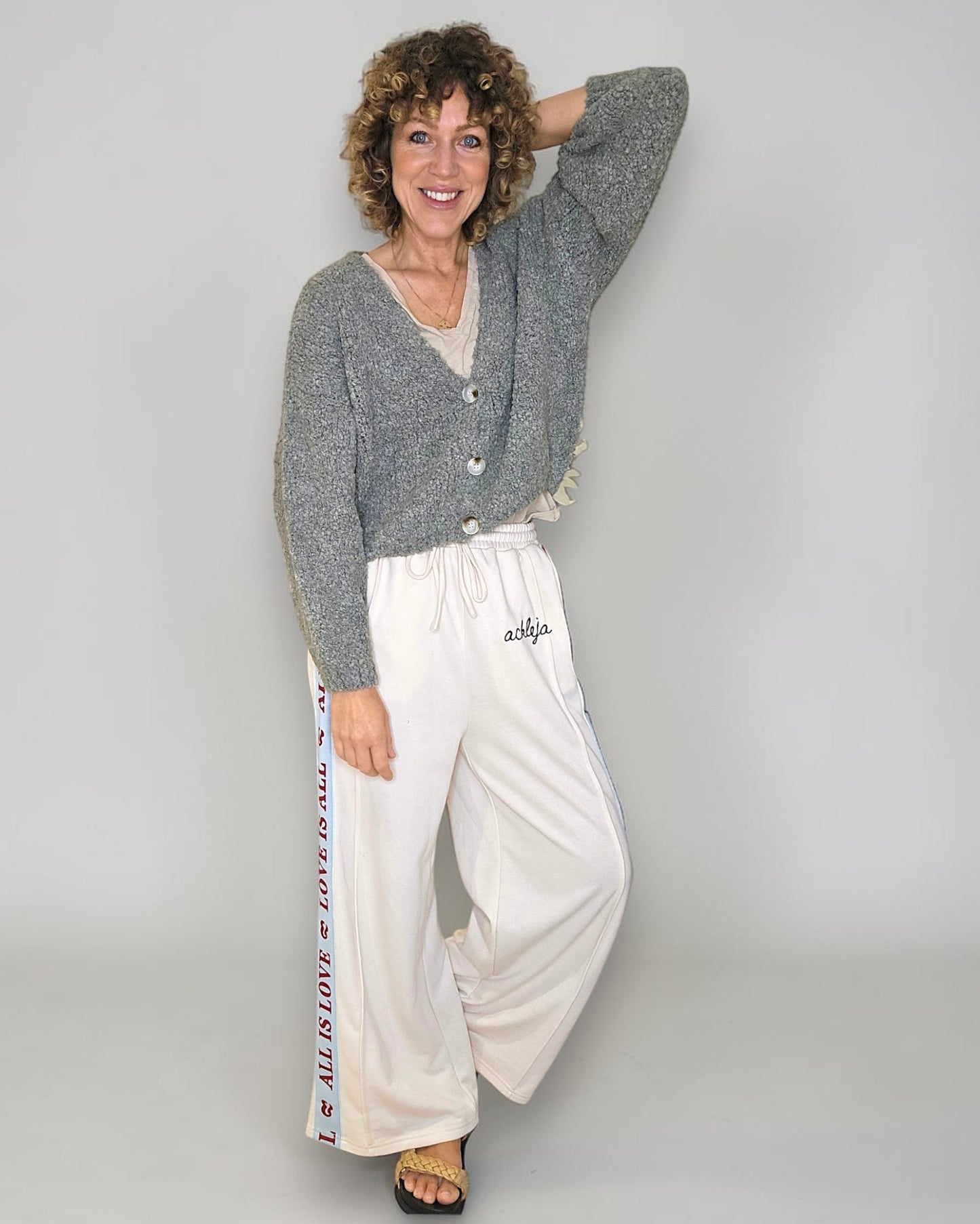 Forest Merle Chenille Cropped Cardigan