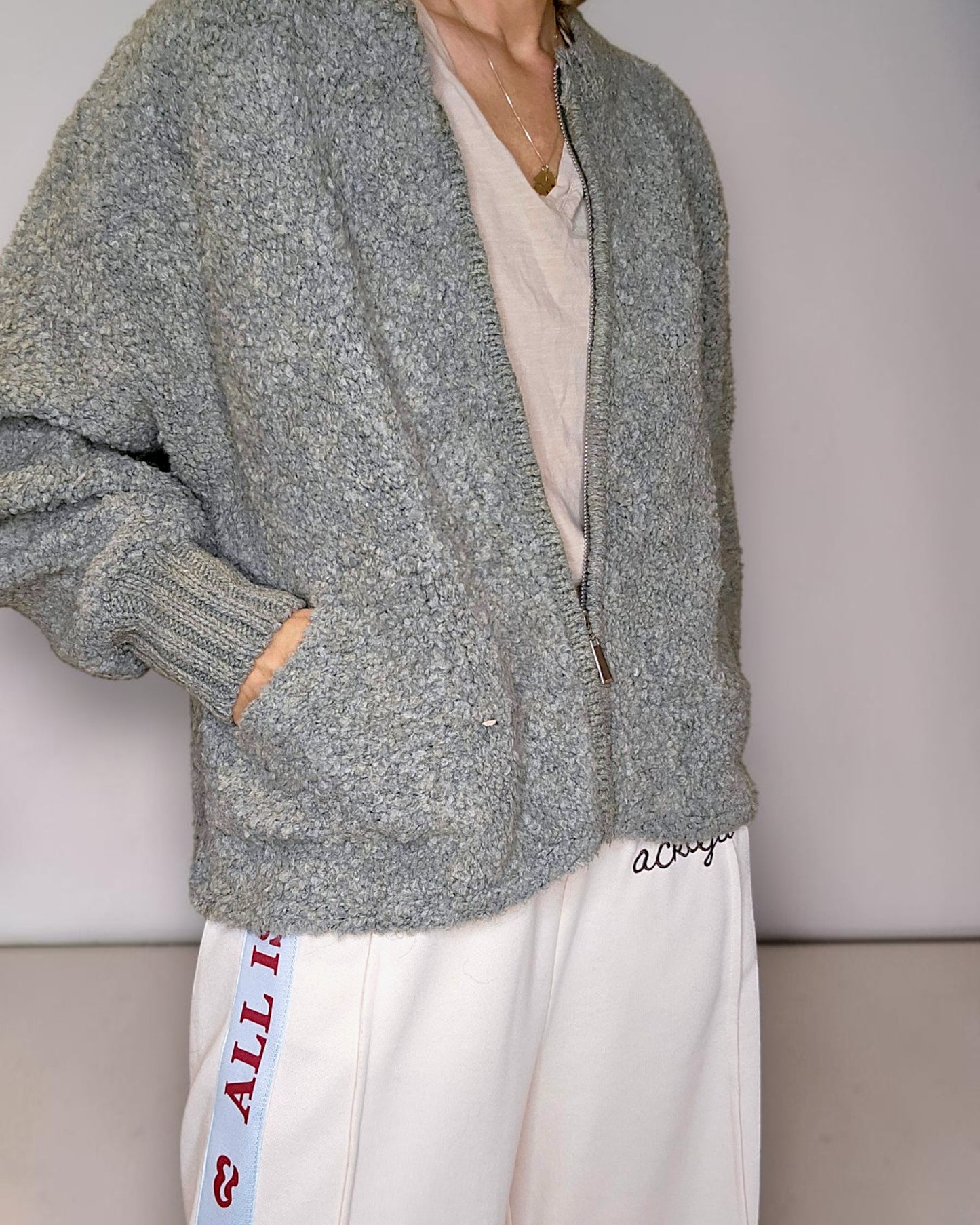 Forest Merle Chenille Zip Jkt