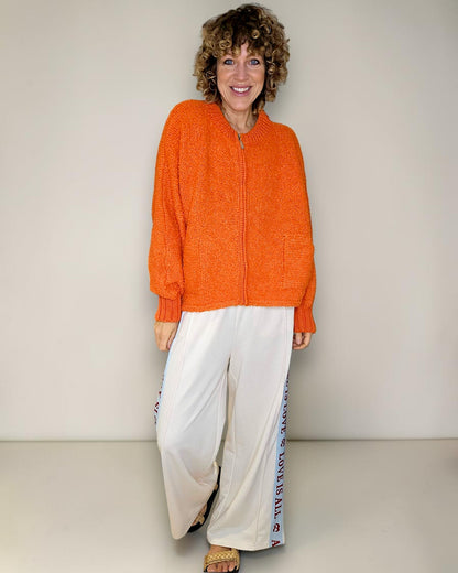 Mandarine Chenille Zip Jkt